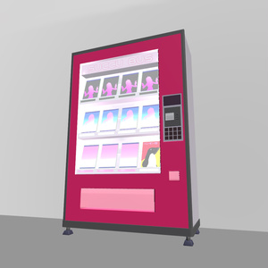 フレンドと作る本の自動販売機【VRChat想定3Dモデル】 缩略图 10