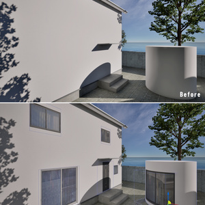 Twinmotion Decals Windows and Door SET  デカール 窓・エントランスドアSET