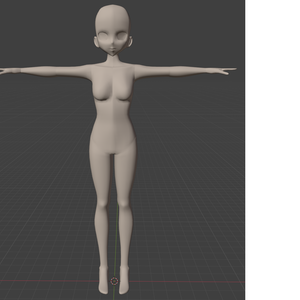 キャラクター素体モデル