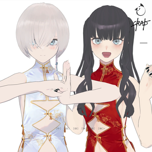 【３Dモデルウェア】チャイナドレス_CRAD