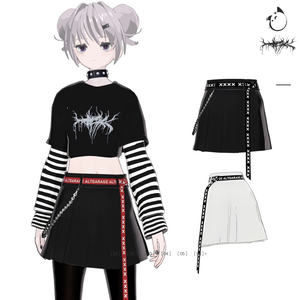 【３Dモデルウェア】BeltSkirt x ALTGARAGE