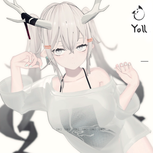 【3Dモデルアクセサリ】FlufhicTwintale