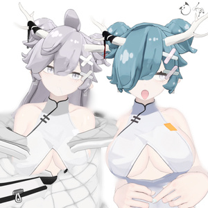 3D model accessory] Wave'dMixHair
