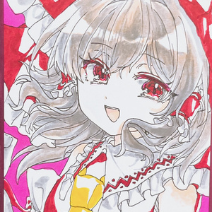 直筆色紙　東方　幽々子 西行寺幽々子☆東方Project色紙直筆イラスト - ちきたま商店 - BOOTH