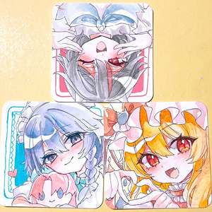 西行寺幽々子☆東方Project色紙直筆イラスト - ちきたま商店 - BOOTH