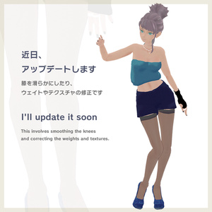 【オリジナル3Dモデル】帯電体質の「ラナンシ」 缩略图 2
