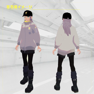 【オリジナル3Dモデル】帯電体質の「ラナンシ」 缩略图 4