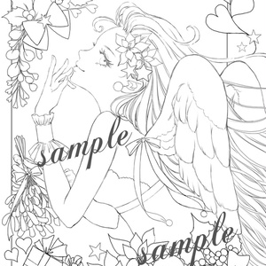 100円塗り絵1』大人の塗り絵<jpg> - DAIZUYA - BOOTH