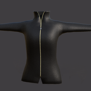 [VRChat向け] High Collar Jacket ジャケット, 上着, 上衣, 襟ジャケット