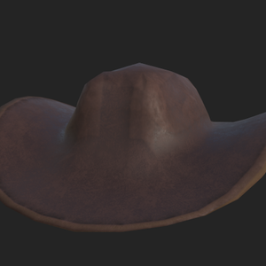 [VRChat向け] Cowboy / Cowgirl Hat