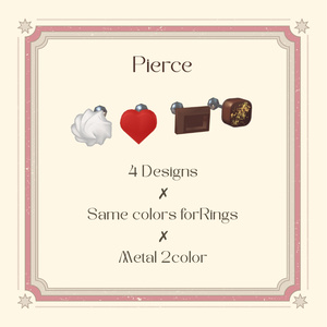 【MA対応】Choco & Whip Ring & Earrings Set【Kipfel しらつめ】 缩略图 8