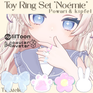 【MA対応】Toy Ring Set "Noémie"おもちゃのゆびわセット【ぽわり kipfel】