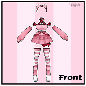 【VRoid】FREE Kitty Pigtail Hair Preset - trinochi - BOOTH