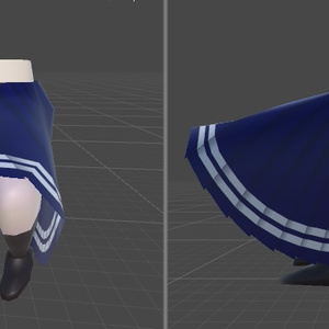 5.6.3p1VRC想定Clothスカートサンプル