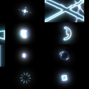 【映像素材】Glow Shape【AfterEffects】