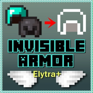 Minecraft 防具透明化リソースパック Invisible Armor 1 14 Elytra Lill Skin Booth