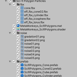 【無料】ポリゴンパーティクル / Sci-fi Polygon Particles 缩略图 4