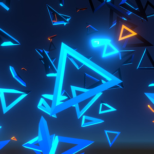 【無料】ポリゴンパーティクル / Sci-fi Polygon Particles 缩略图 2