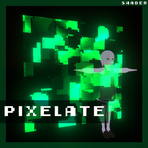 【無料】ピクセルワープシェーダー / Pixel Warp Shader