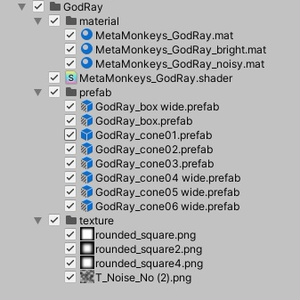 GodRay Particle / ゴッドレイ 薄明光線 パーティクル 缩略图 5