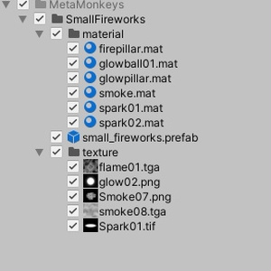 【無料】Small Fireworks Particle / 小さな花火パーティクル 缩略图 3