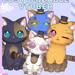 招き猫 キリイト Vtuberペット | バージョン2.5 アップデート | Vtuber向けVtube Studio Live2D動物ペットアセット cat