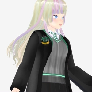 Vroid Hogwarts Uniform Slytherin 