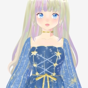 Vroid Star Gaze dress