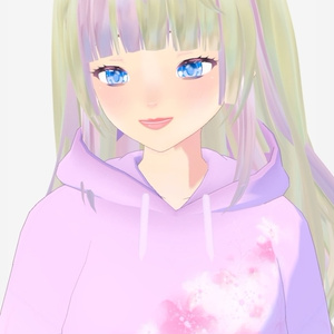 Vroid sakura hoodie