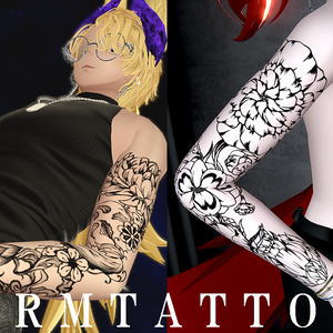 【VRChat想定】ARM TATTOO