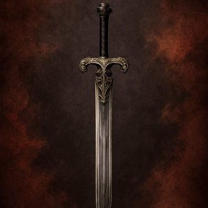 Fantasy Sword PBR 3D Model - ファンタジー剣 PBR 3Dモデル (FBX/OBJ/GLB/PBR)