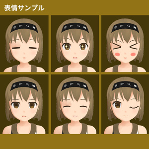 SobaChan 3DCGモデル
