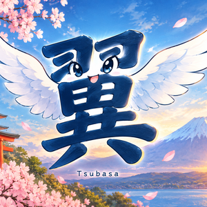 翼（Japanese Kanji Wing）