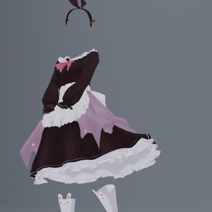 Rainhet Bunny Maid Dress (adjustable skirt length) FBX