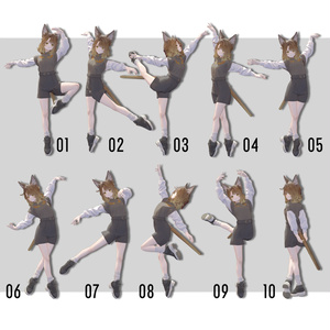 【無料あり】バレエポーズセット - BalletPoseSet - 【10種】 缩略图 2