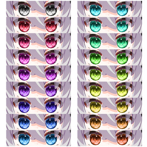 【リュミィ・邪竜メルヴィ対応】HeartDropEyeTexture 【18色】 缩略图 4