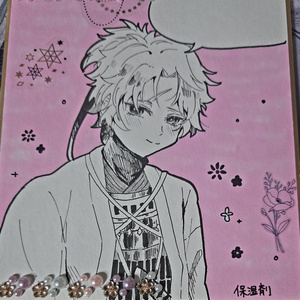 Shikishi (decorative paper board) / Todo 3rd copy