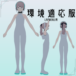 【VRChat】Lapwing用 環境適応服（MA対応）