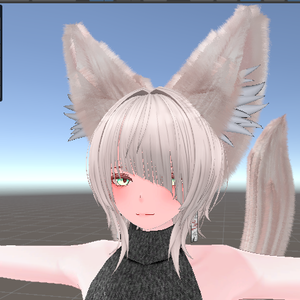 【仙猫専用】もふもふ耳&尻尾【VRC想定】