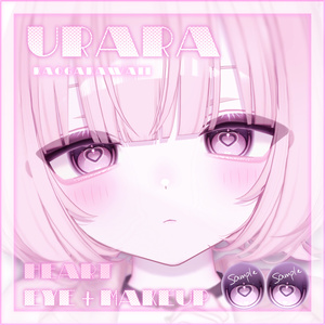 [ Urara ] Heart Eye + Makeup Texture / Eye + make texture