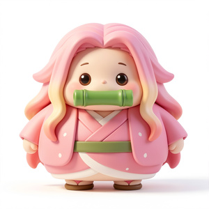 【3Dプリンター用STL】禰豆子（ねずこ）風 デフォルメフィギュア 3Dプリント用データ【STLファイル】
