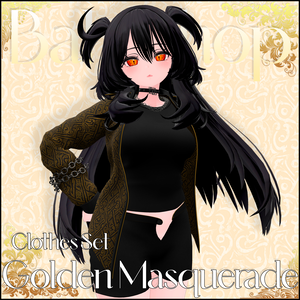 【7アバター対応】Golden Masquerade｜VRC用衣装 v1.1