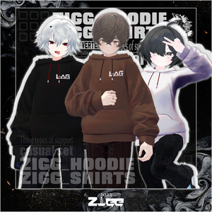 Zigg_Hoodie/Shirts_Set(3type対応)