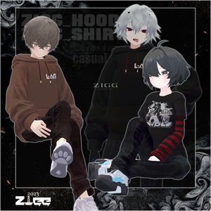 Zigg_Hoodie/Shirts_Set(3type対応) 缩略图 2