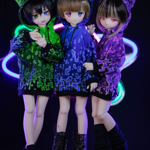 1/3(1/4)スケール ドール用 クローゼット タイプ① ブラック