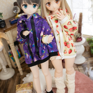 MDD（S.M.L胸）SDM size いちごパーカーワンピ - AzukiMilk - BOOTH