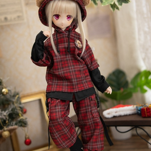 【Miruya】SD/DD用耐熱性ウイッグ・WG118-ソフトピンク