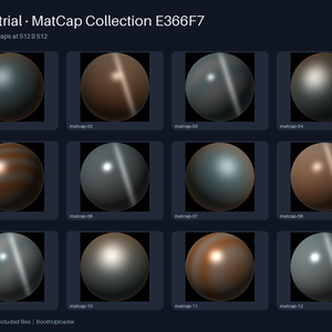 Industrial · MatCap Collection E366F7