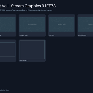 Circuit Veil · Stream Graphics 91EE73