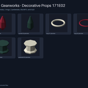 Rustic Gearworks · Decorative Props 171E02